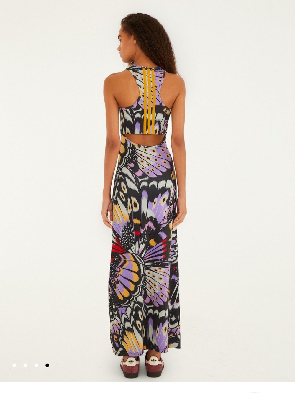 FARM RIO X ADIDAS BUTTERFLY TANK DRESS - Picture 6 of 7
